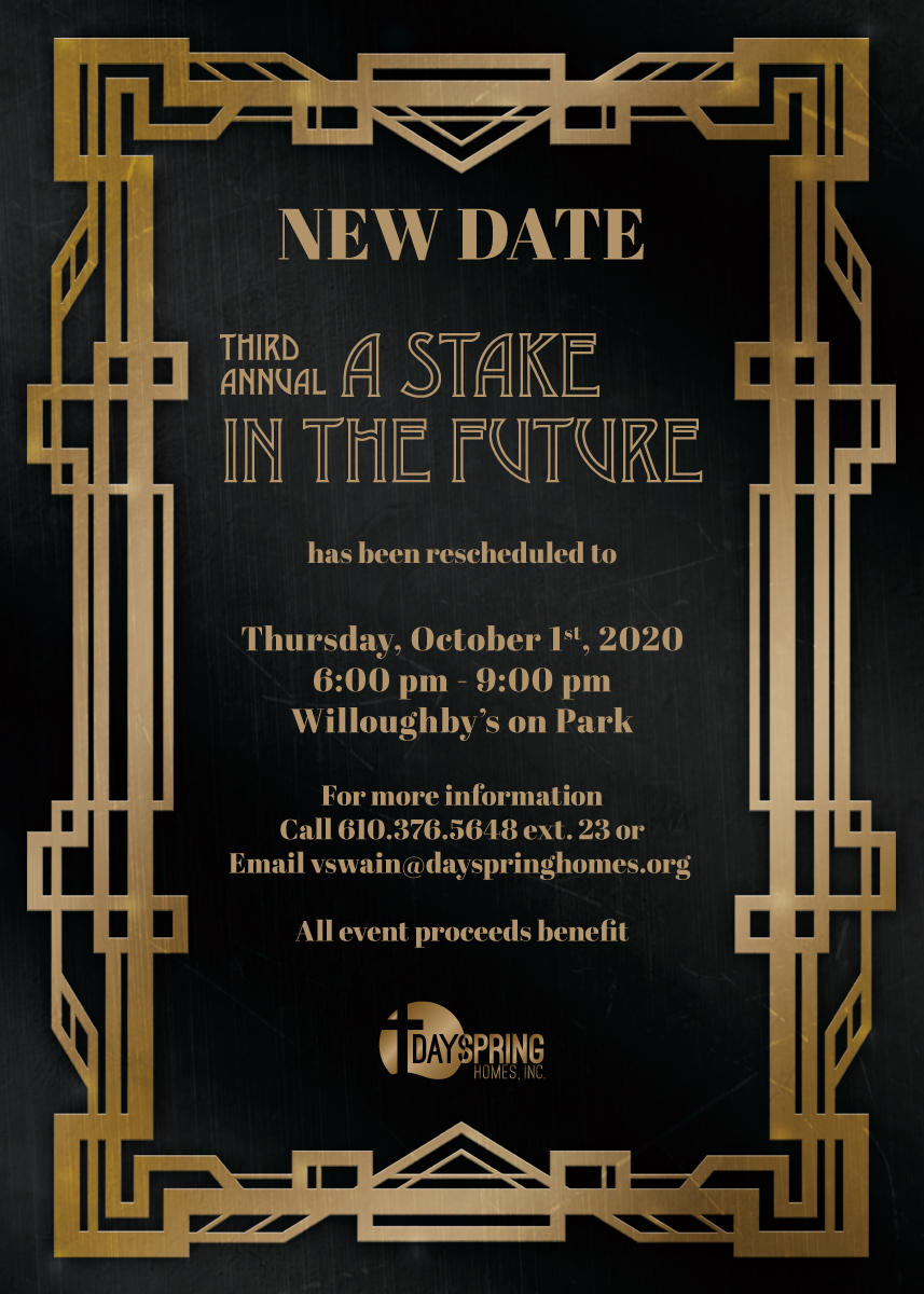 a stake in the future 2020 save the date